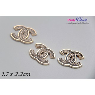 Charm - Chữ X đính đá dùng trang trí may mặc, phụ kiện thời trang, phụ liệu may mặc, phụ kiện tóc, DIY, handmade