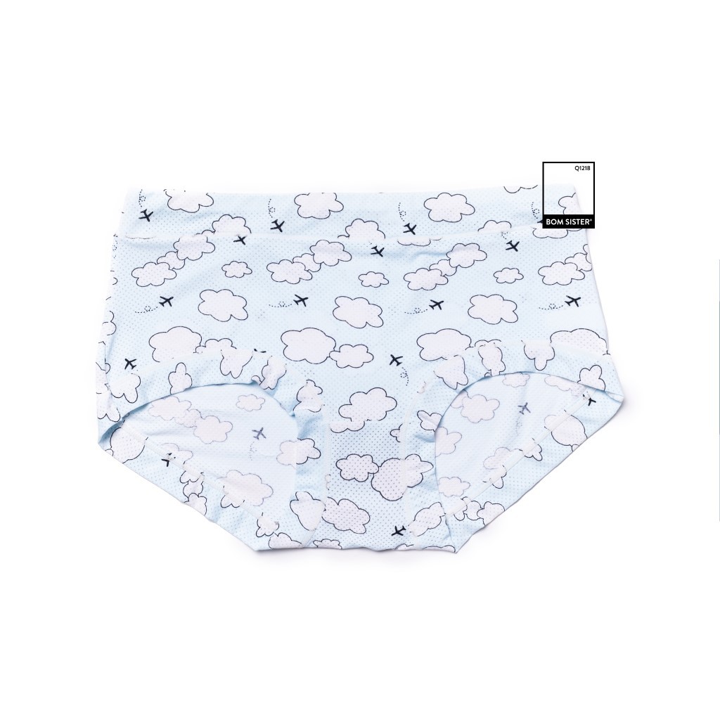 Quần lót su thông hơi hoạ tiết dễ thương BOM SISTER MUQ1218