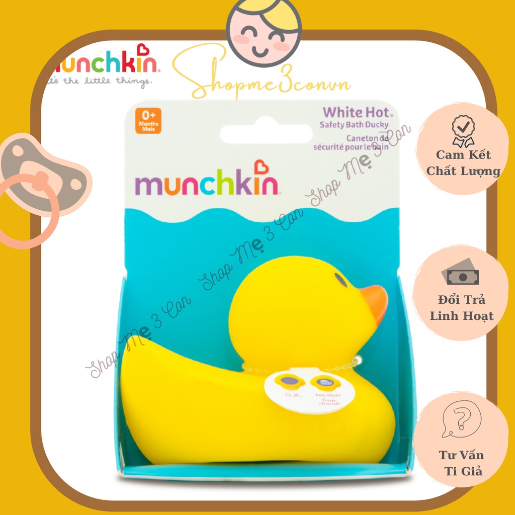 Đồ Chơi Bồn Tắm Vịt Vàng Biết Báo Nóng MunchKin