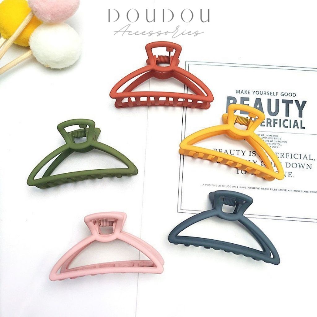 Kẹp tóc càng cua DOUDOU Kẹp mái Cặp tóc càng cua phong cách Hàn Quốc xinh xắn đáng yêu size nhỏ ZJ017