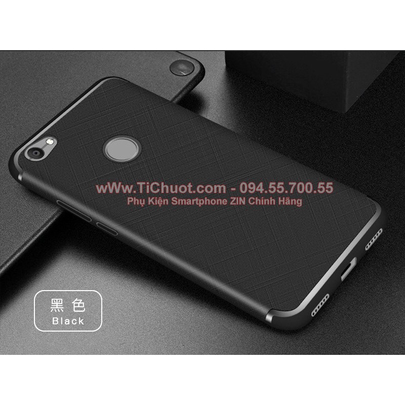 Ốp Lưng Xiaomi Redmi Note 5A Prime Dẻo Vân Vải Chống sốc