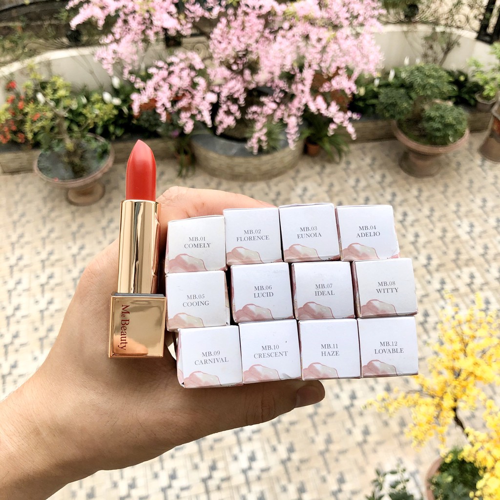 {THANH LÝ} Son Thỏi Lì Mebeauty Silk Touch Matte Lipstick Wedding Collection 3.5g (Son chạm nắp)