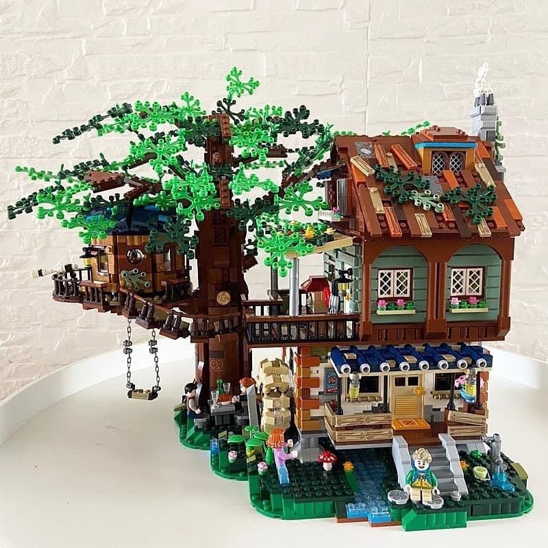 Đồ chơi mô hình xếp hình lắp ráp Ngôi Nhà Trên Cây by Lo/Z Nanoblocks