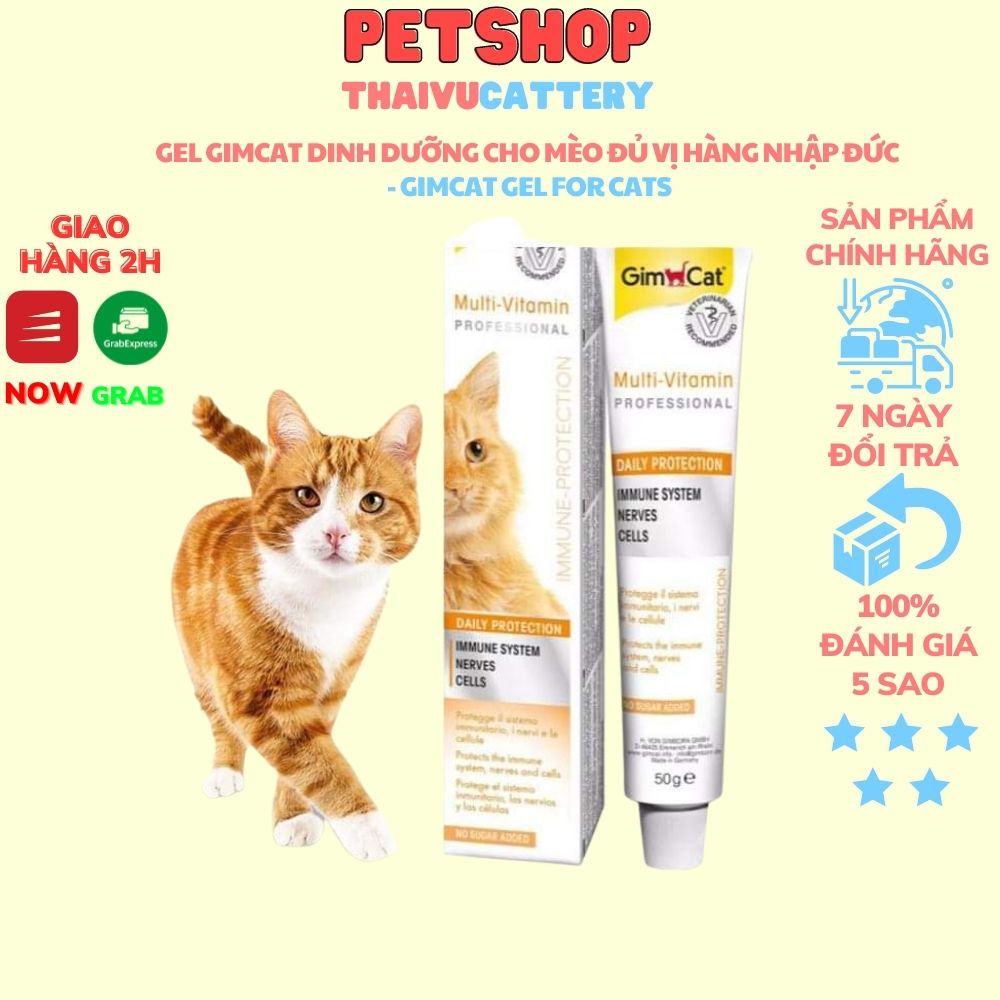 Gel Gimcat dinh dưỡng cho Mèo đủ vị hàng nhập Đức - Gimcat gel for Cats