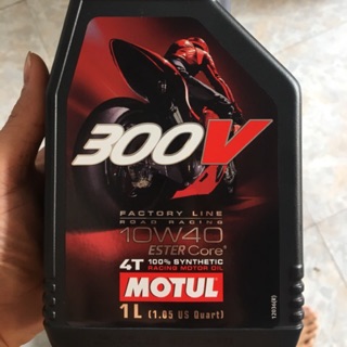 Motul 300V Factory Line 10W40 Nhập Khẩu Pháp (Tem 3 lớp)