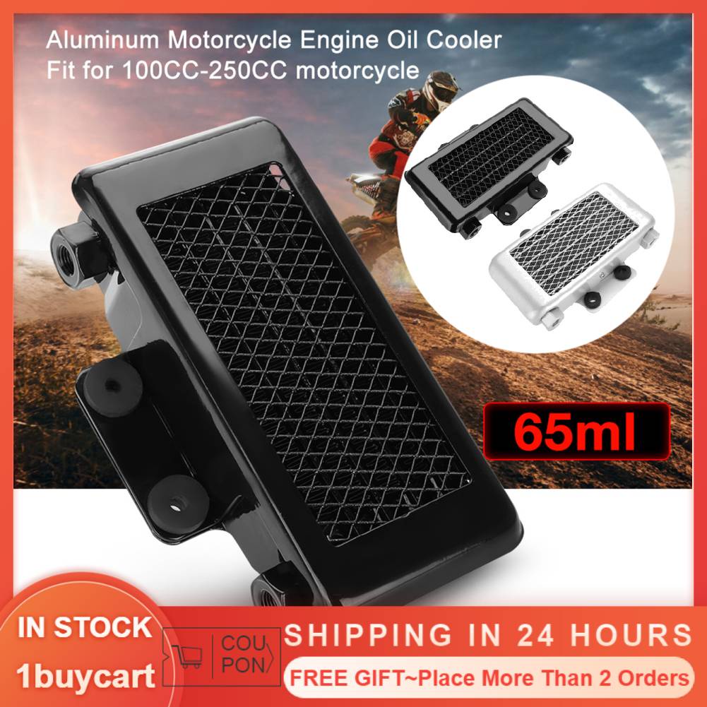 Bộ làm mát dầu động cơ bằng nhôm 65ml cho xe máy 100CC-250CC