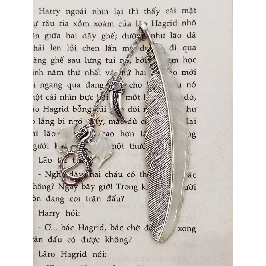 Bookmark dạ quang bạc Rồng