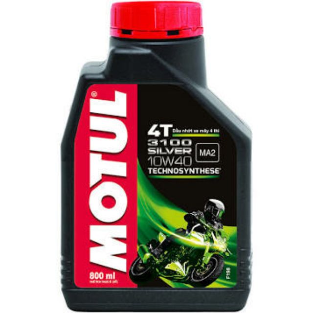 Dầu nhớt Motul 3100 Silver 10W40 4T 800ML