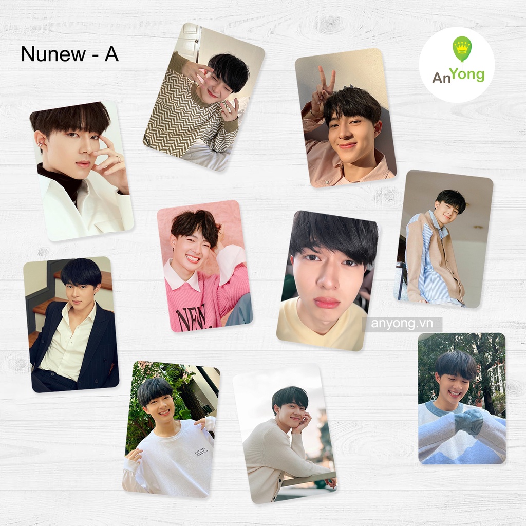 Set 10 tấm card hình boy love Thái Lan bo góc tặng sleeve