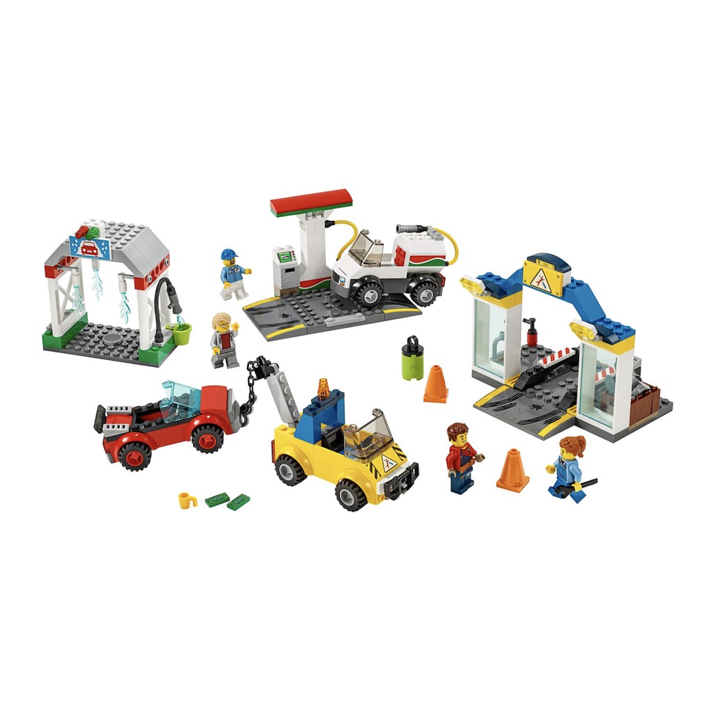 Lego HaHa - Lego City - Trạm Sửa Xe Ô Tô - 60232