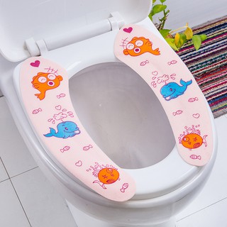 Combo 2 miếng lót nỉ bồn cầu
