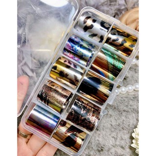 [Siêu Sale] Foil dán móng trang trí nail