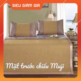 Chiếu mây điều hoà muji hàng loại 1 tặng kèm 2 vỏ gối