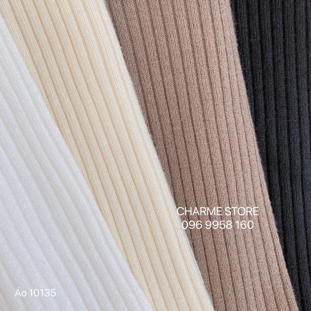 Áo len tăm nữ dài tay cổ tròn thiết kế Charme 10135 | BigBuy360 - bigbuy360.vn