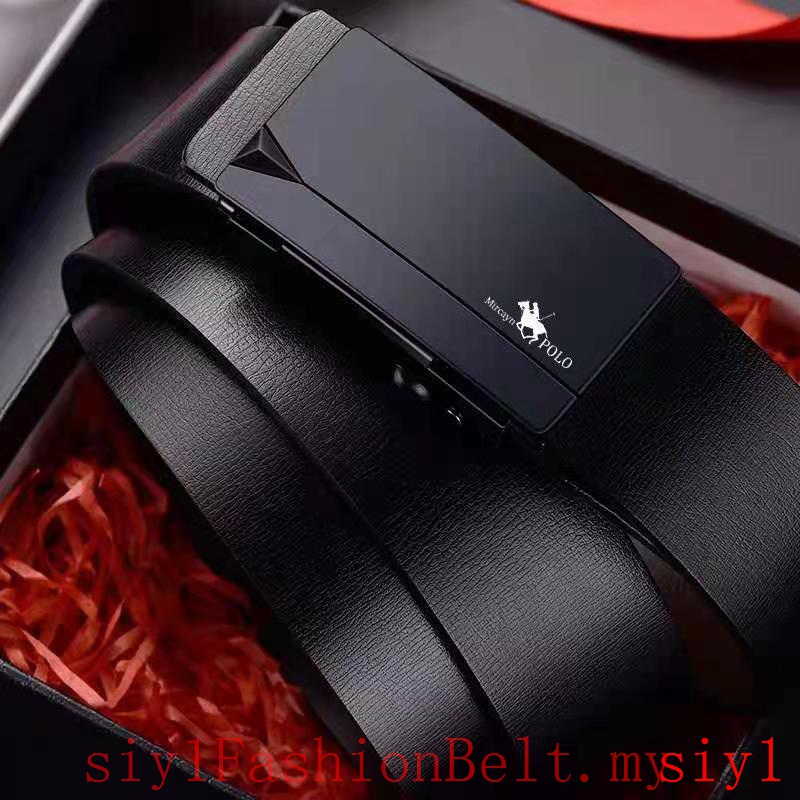 Thắt Lưng Da Dây nịt nam Cao Cấp khóa tự động 110cm-130cm x 3.3cm Bảo Hành 6 tháng.