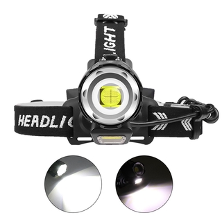 Đèn Pin Đội Đầu 90000 Lumens Xhp90 + Cob Led Có Thể Sạc Lại 18650