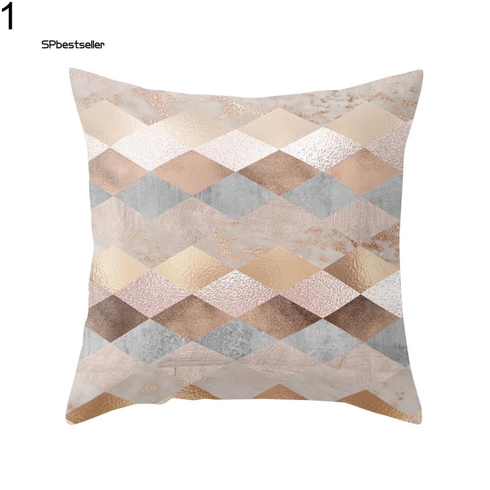 Vỏ gối sofa in họa tiết phong cách hiện đại