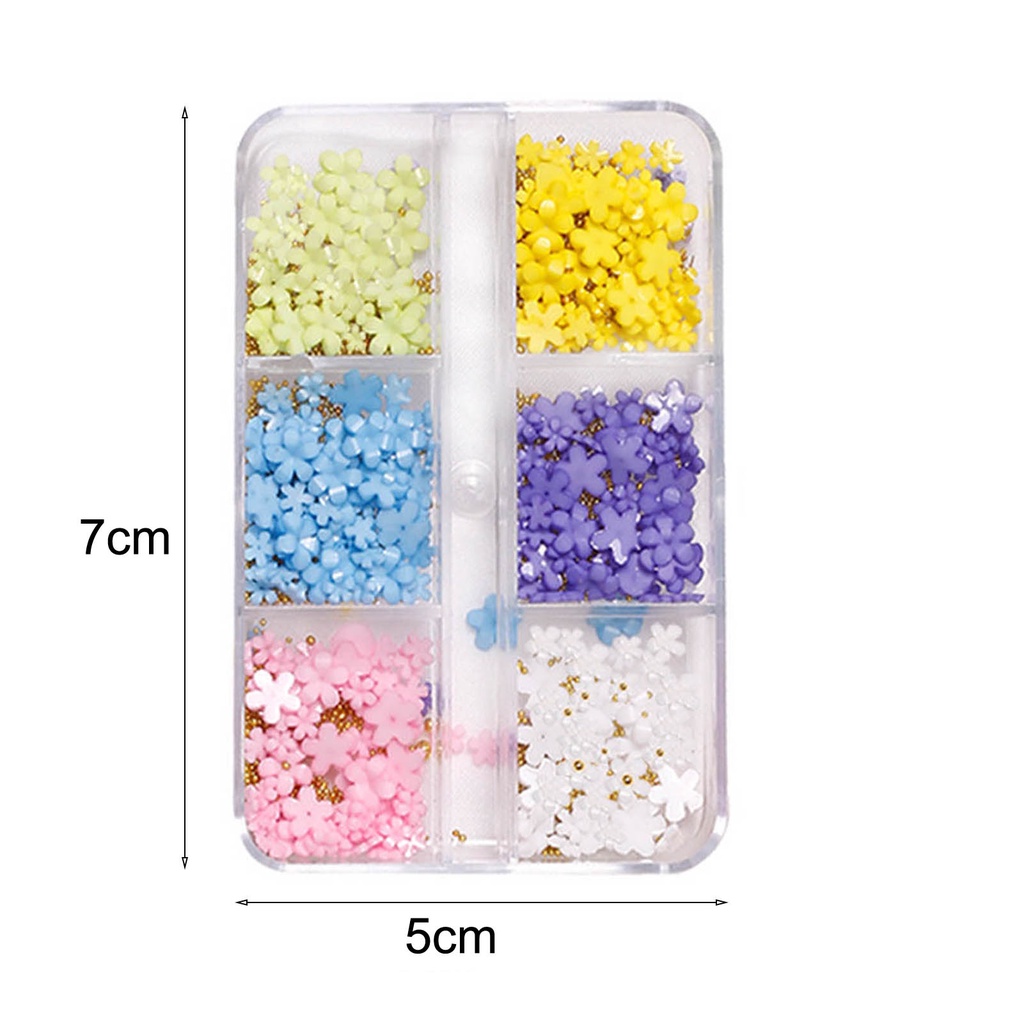 Phụ Kiện Trang Trí Móng Nghệ Thuật Hình Hoa 3D DIY Charms