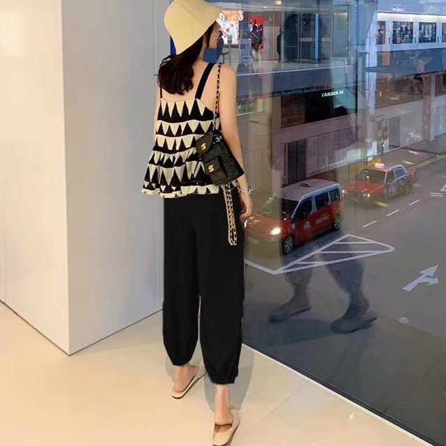 SET ÁO 2 DÂY KẺ+ QUẦN ĐŨI