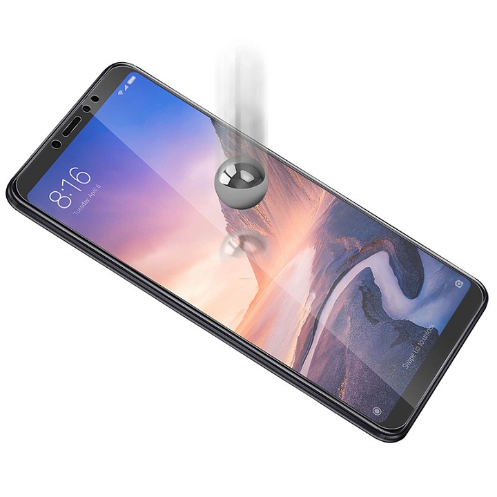 Miếng dán kính cường lực cho Xiaomi Mi Max 2 / Mi Max 3 trong suốt siêu mỏng 0.3mm hiệu HBO