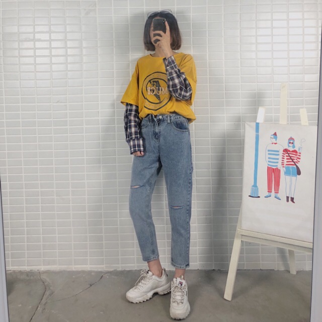 #Q523CS quần baggy jeans