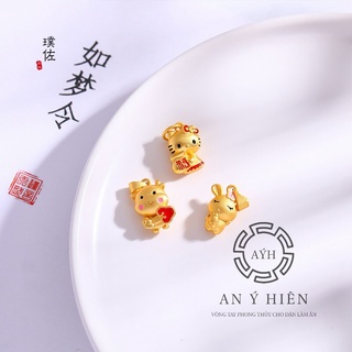Charm Kitty đỏ ôm túi #C535 ( An Ý Hiên)