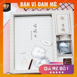 [HÌNH THẬT] Sổ tay a5 cute đảo mèo cute lạc lối