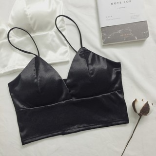 [NGODT1120 - giảm thêm 15k]  Áo croptop hai dây cúp ngực