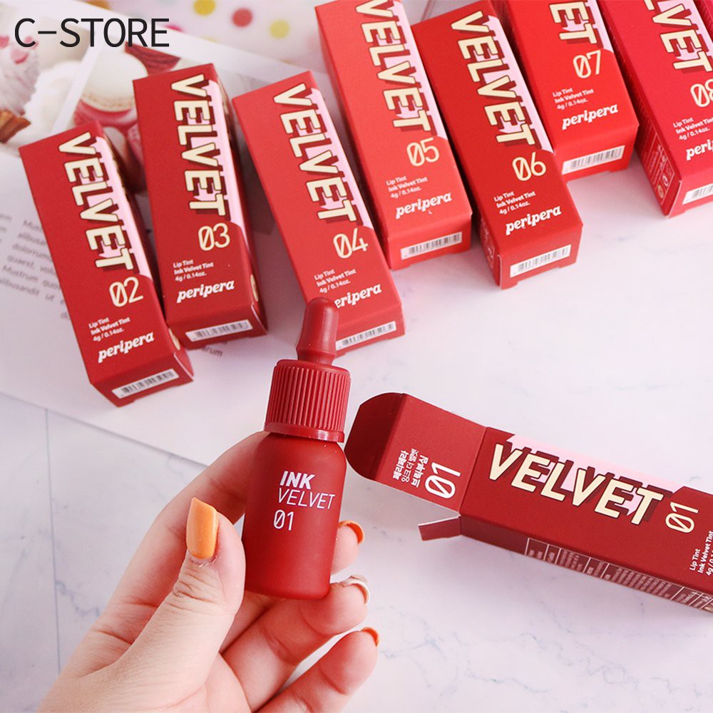 Son Peripera Ink V.elvet Lip Tint siêu lì, bám màu cực tốt - CSTOREVN