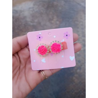 Kẹp tóc hoa hồng