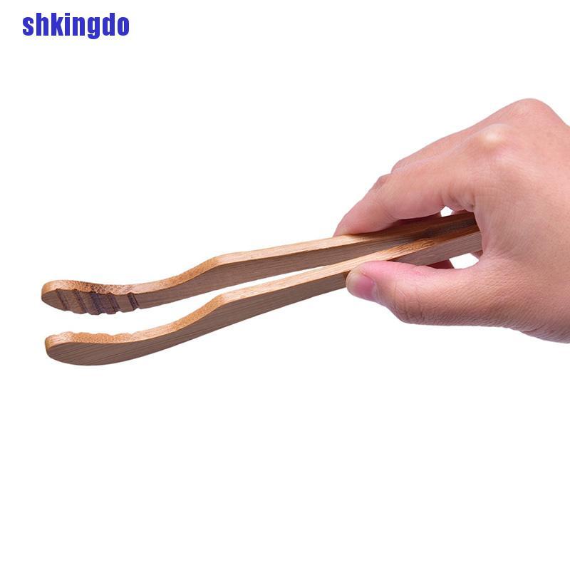 Kẹp gắp trà bằng gỗ tre tiện dụng