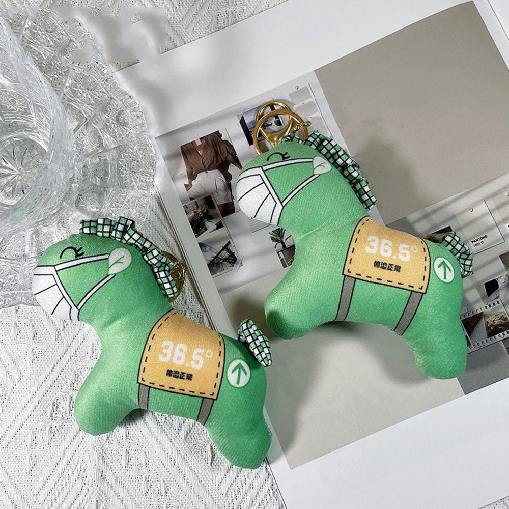 Móc Khóa Ngựa Xanh Handmade Dễ Thương Thời Trang Cho Bé