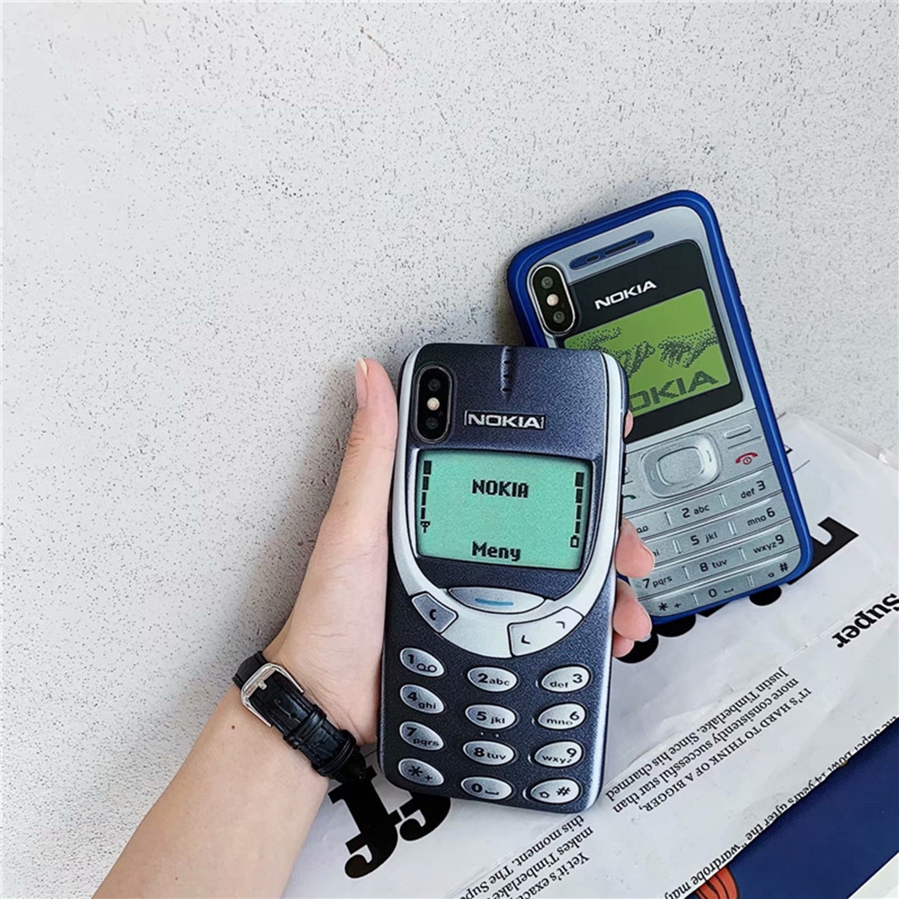 Ốp lưng hình điện thoại Nokia cổ điển cho điện thoại IPhone 6 6sPlus 7 7 Plus X XR Xs Max | BigBuy360 - bigbuy360.vn