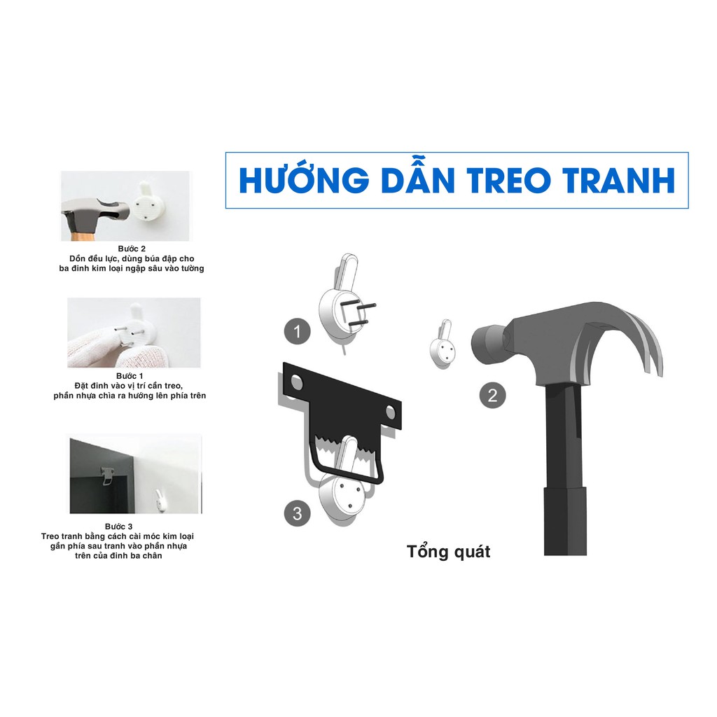 Tranh Canvas treo văn phòng " Chinh phục khách hàng bằng sự yêu thương và sự tử tế''