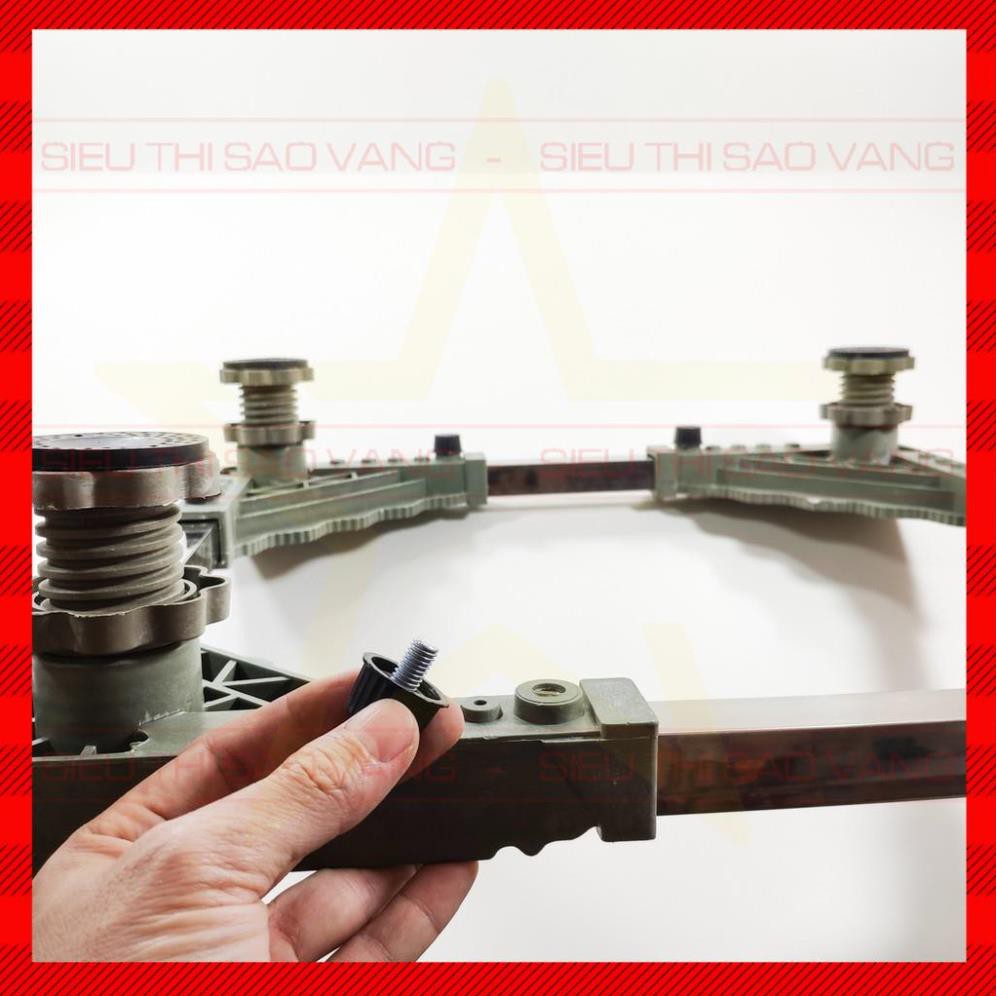 Chân kê máy giặt tủ lạnh trụ ren điều chỉnh cao thấp cửa ngang, cửa đứng- BH 2 năm