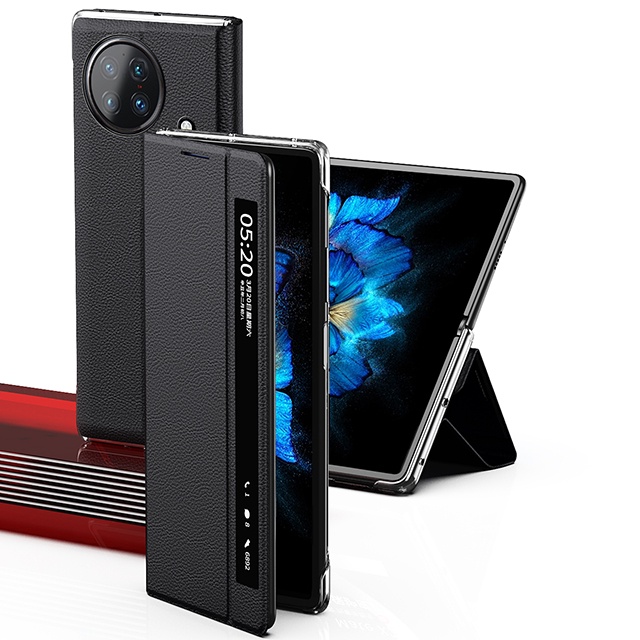 Đối với Vivo X FOLD Case Bao da dạng gập thông minh có đế