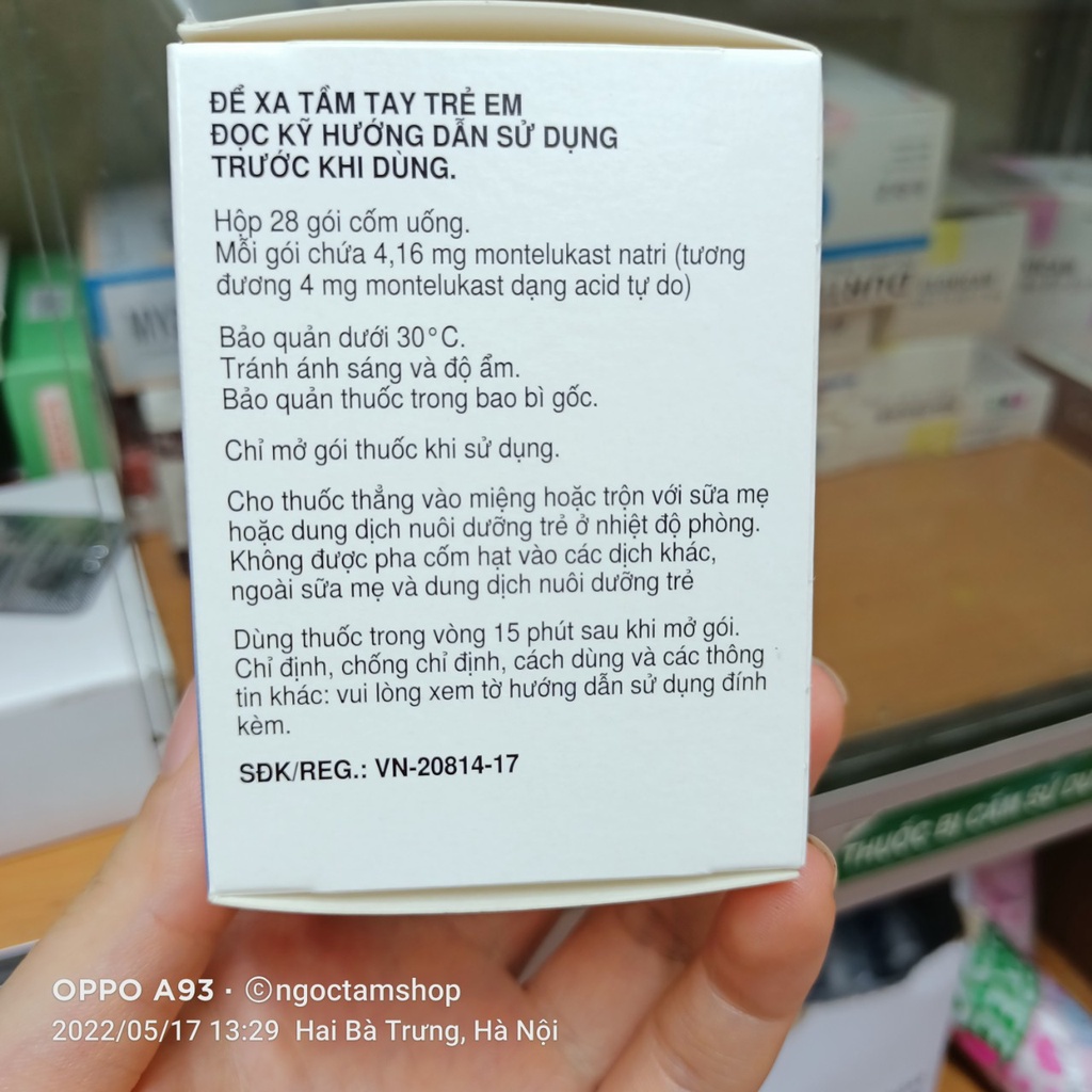 Dự phòng hen xuyễn Singulai