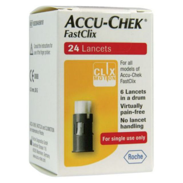 Kim chích máu Accu-Chek FastClix (hộp 24 kim) , kim lấy máu tiểu đường