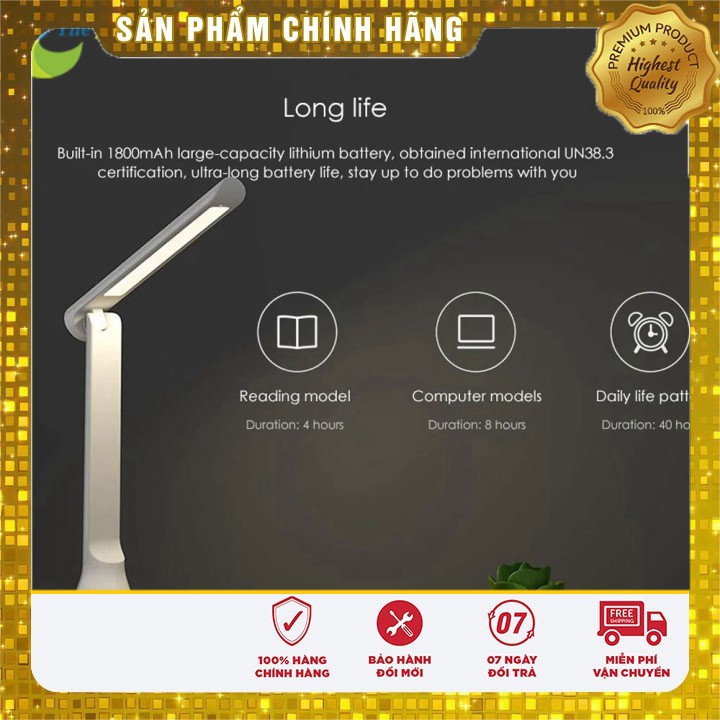 [Sale] Đèn bàn học Xiaomi Yeelight YLTD11YL thời lượng pin tối đa lên đến 40h - Bảo hành 6 tháng - Shop Thế Giới Điện Má