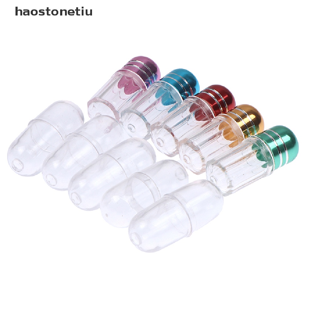 [Hàng mới về] Set 10 hộp đựng thuốc mini nắp lật trong suốt tiện dụng