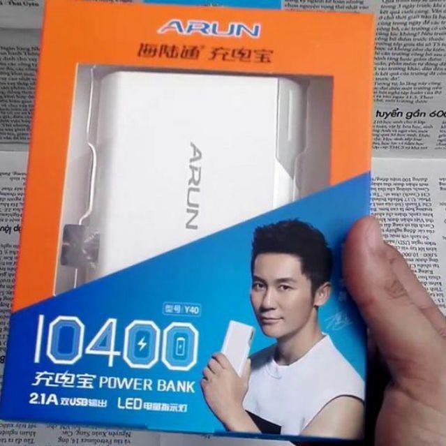 Pin sạc dự phòng Arun Y40 10400mAh