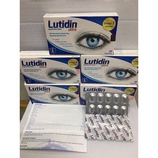 Lutidin Ultra - Bổ sung dinh dưỡng cho mắt (10 viên/vỉ x 3 vỉ/hộp)