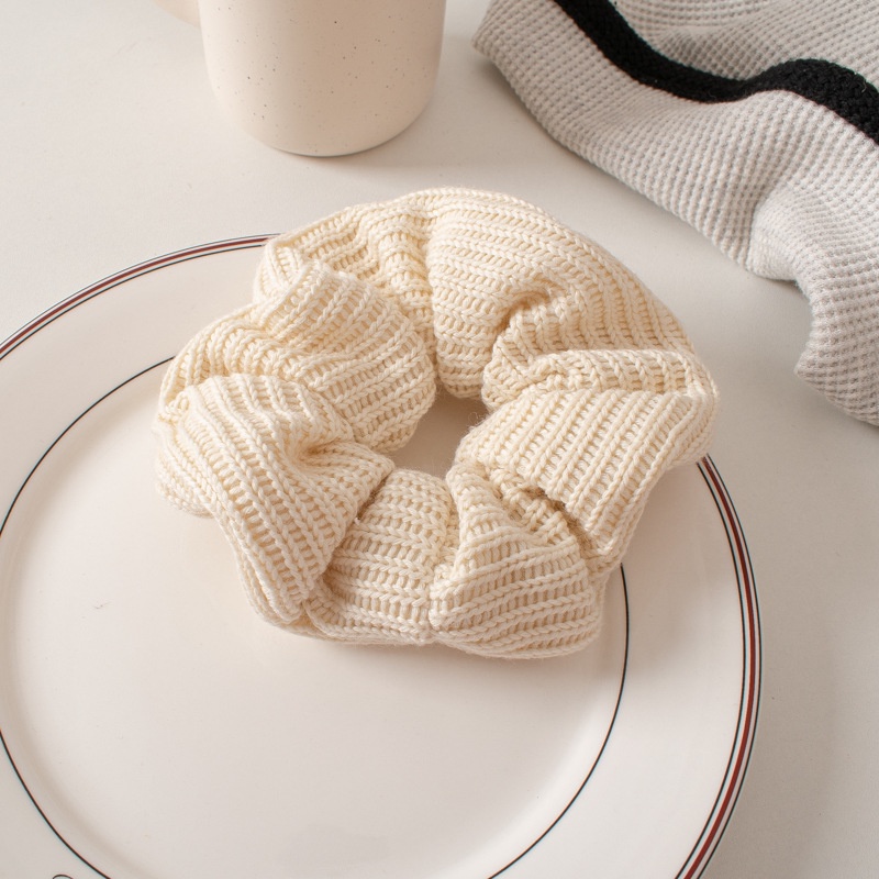 Dây Buộc Tóc Len Màu Kẹo Ngọt Dành Cho Nữ