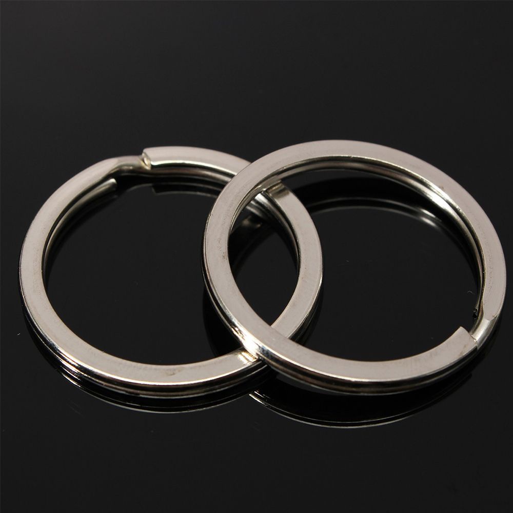 Set 10 Móc Khóa Bằng Thép Không Gỉ 25 / 28 / 30 / 32mm Thiết Kế Mới Tiện Dụng