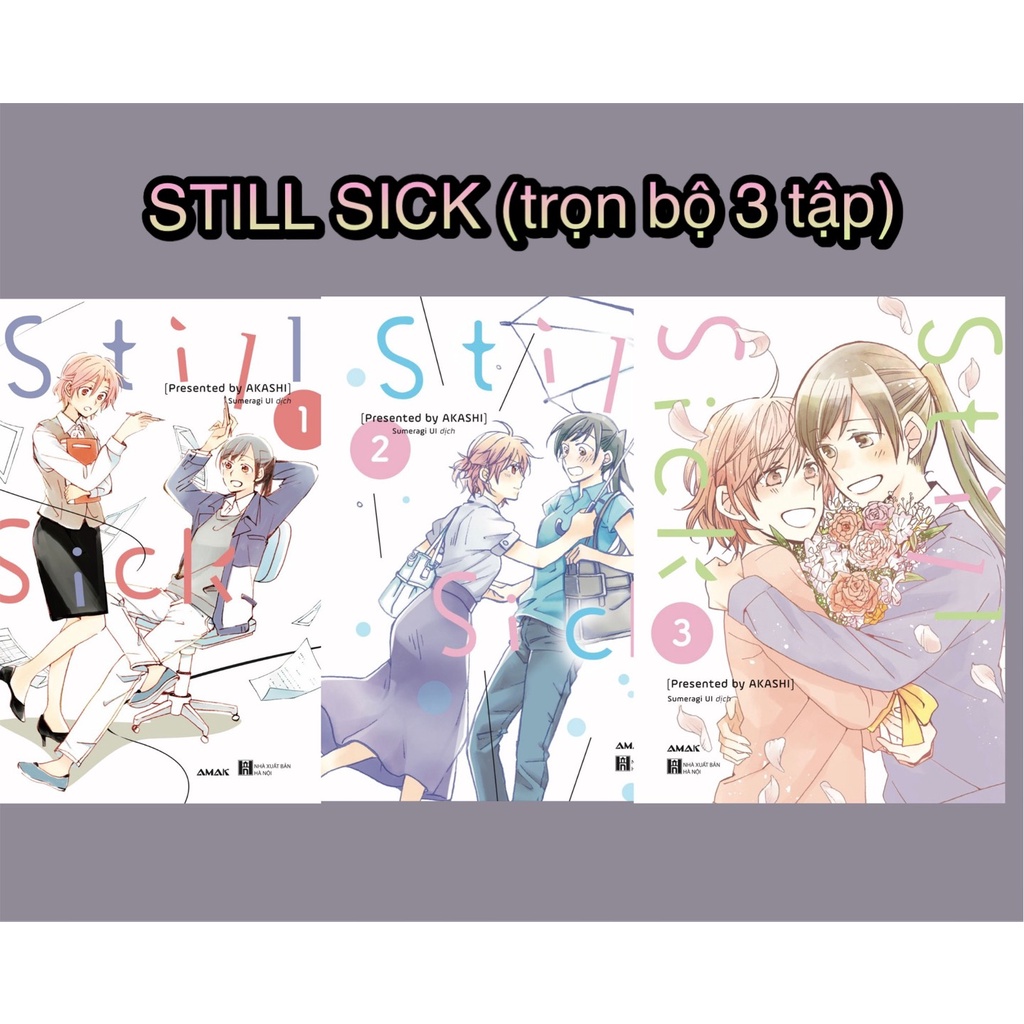 Sách Still Sick - Trọn Bộ 3 Tập - Tặng Kèm 3 Bookmark + 6 Postcard 10x15cm + 1 Đai Sách