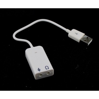 Thiết bị chuyển đổi, card âm thanh Usb Sound 7.1 2 cổng 3.5mm audio và mic