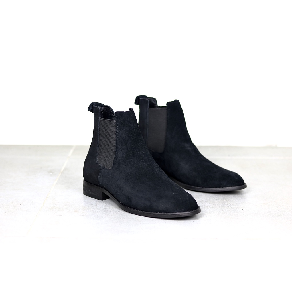 Giày Chelsea Boot Classic - Da bò lộn nguyên tấm - Đế phíp gỗ - Bảo hành 12 tháng Hood HoodVN | BigBuy360 - bigbuy360.vn