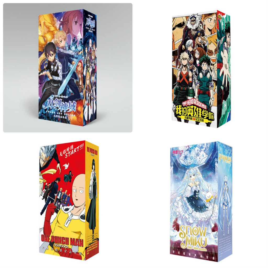 Hộp quà chữ nhật đứng có bình nước thiên quan tứ phúc ma đạo conan one piece naruto fate stay night date a live