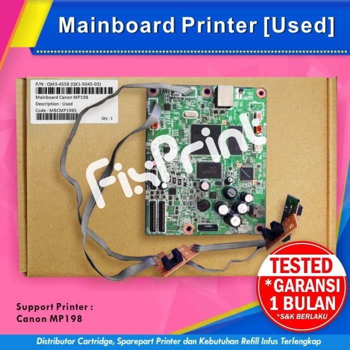 Bo Mạch Chủ Canon Mp198- Mainboard Mp 198 - Mp198 Review Fpterbaru3173