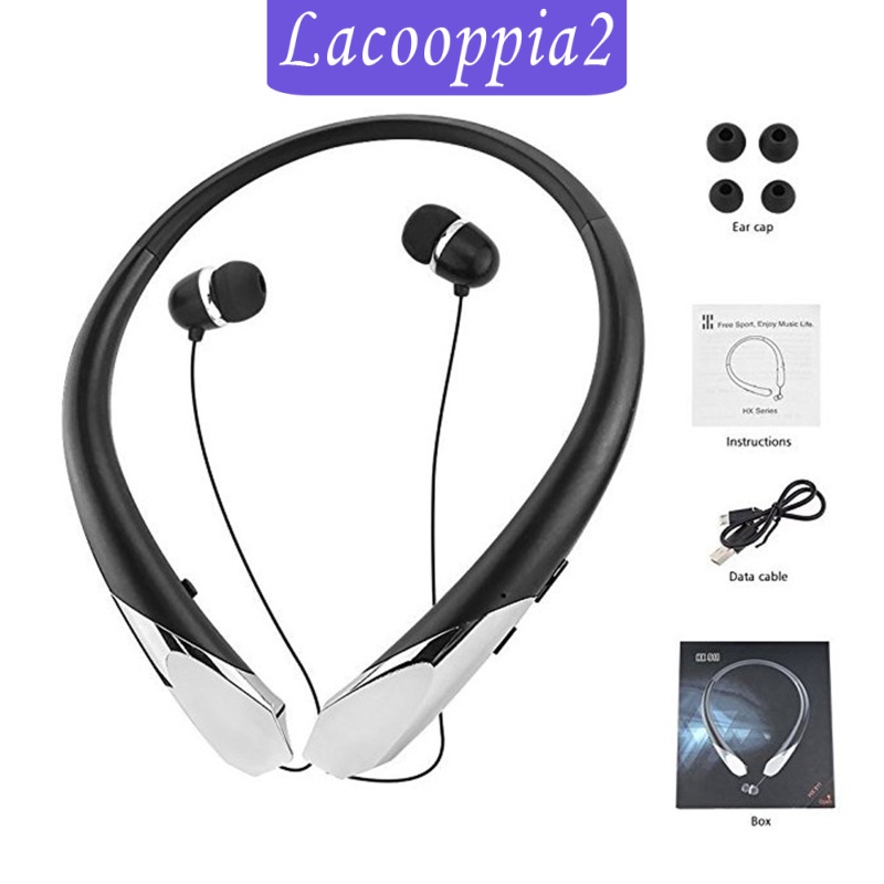 [LACOOPPIA2] Wireless Headphones Headsets Earphone Neckband Headsets w/Mic Sports